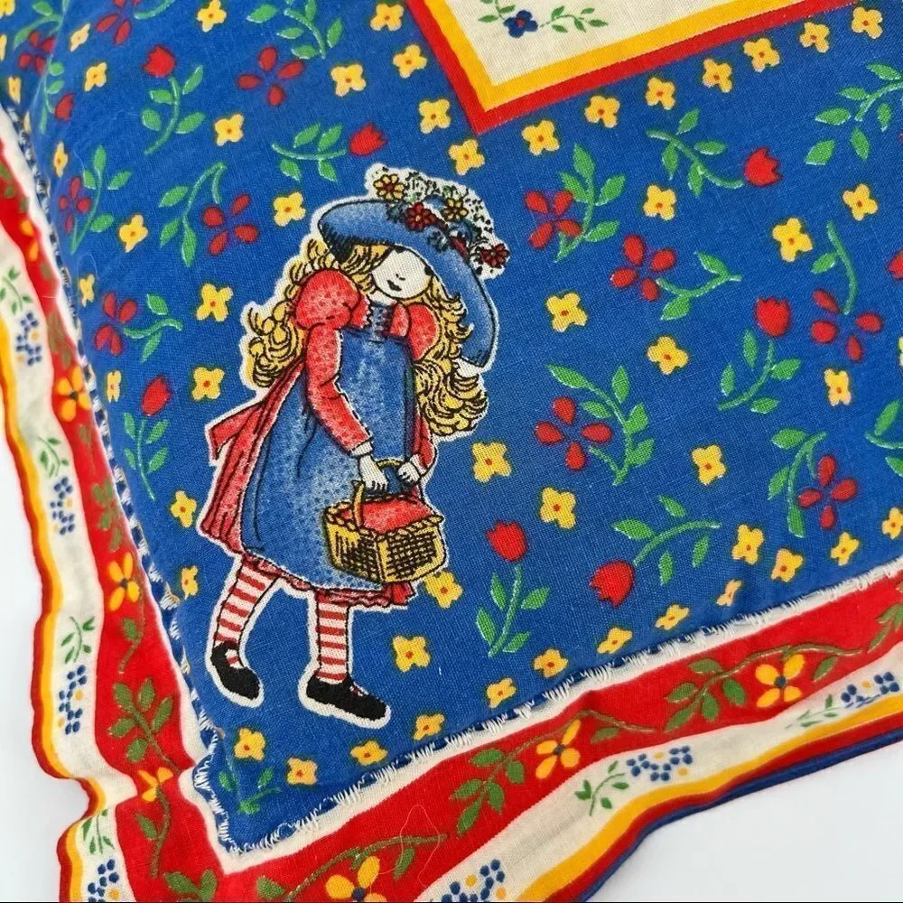 Vintage Holly Hobbie and Me throw pillow‎ 80s VTG
